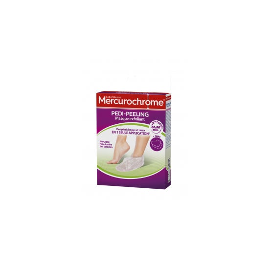 Mercurochrome Masque Exfoliant Pedi-Peeling 1 Paire