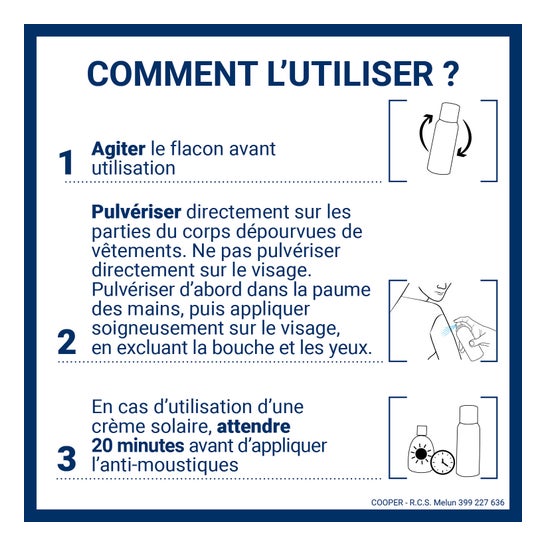 Insect Écran Brume Anti-Moustiques Actif Végétal 100ml