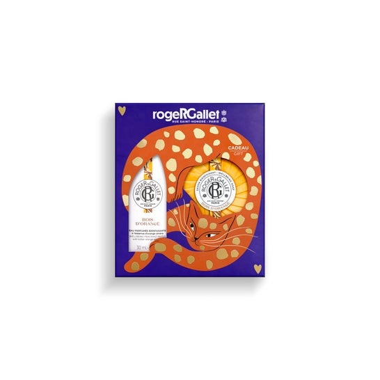 Roger & Gallet Coffret Eau Parfumée Bien-être Bois d'Orange 30ml + Savon 100 g