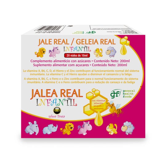 Gelée royale Ghf pour enfants 20 Ampoules