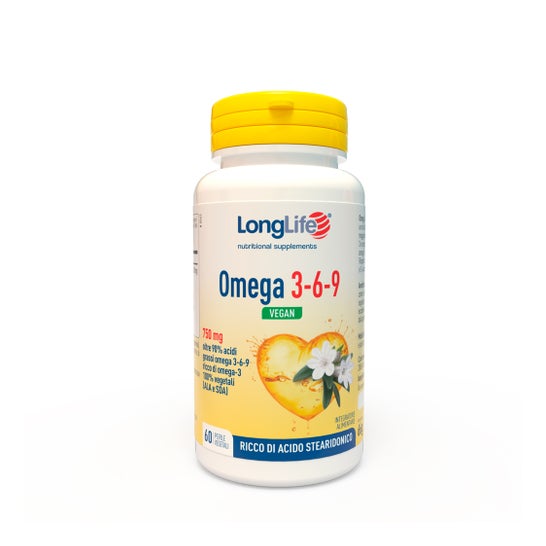 Longlife Omega 3-6-9 Vegan 60caps