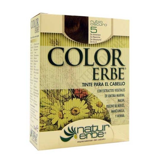Color Erbe Teinture Végétale Sans Ammoniaque 5 Blond Foncé 135ml