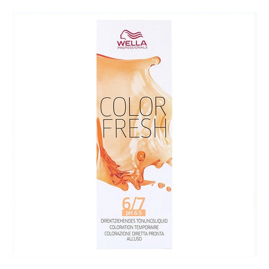 Wella Color Fresh Tinte Cabello Nro 6-7 Rubio Oscuro Marrón 75ml