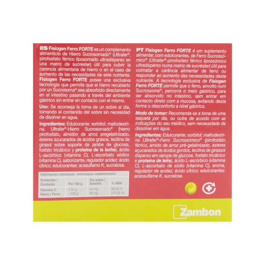 Fisiogen Ferro Forte 30 Sachets
