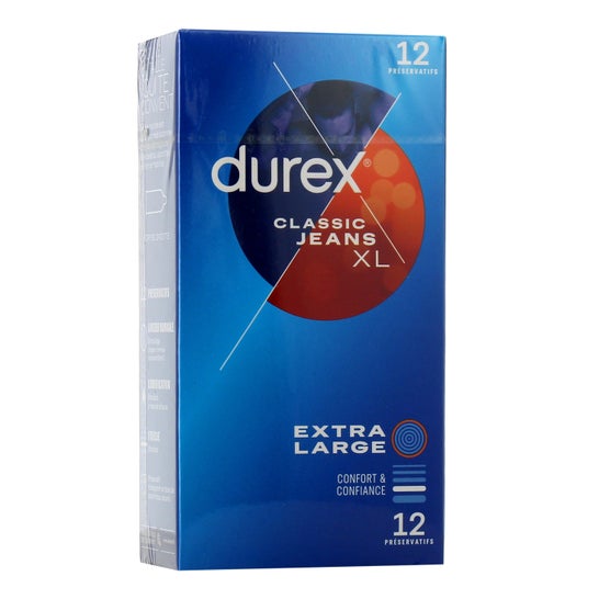Durex Classic Jeans XL Préservatifs 12 uts
