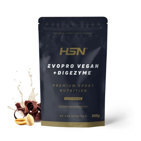 HSN Evopro Vegan + Digezyme® Chocolate y Cacahuete 500g