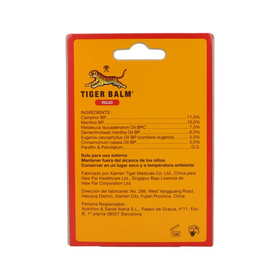 Tiger Balm Balsamo del Tigre Rojo 19g