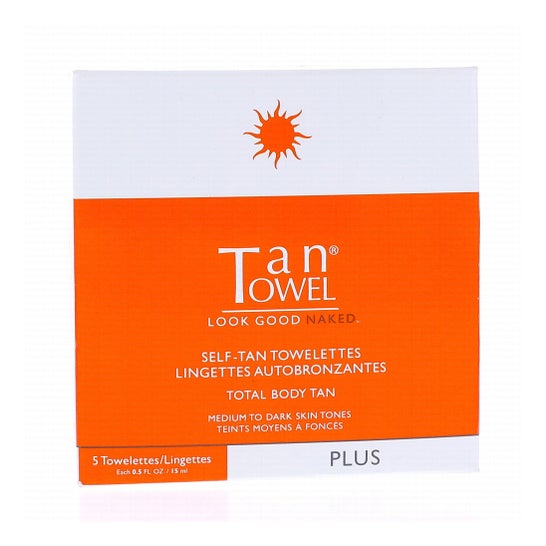 TanTowel Total Body Tan Self-Tan Towelettes 5uts