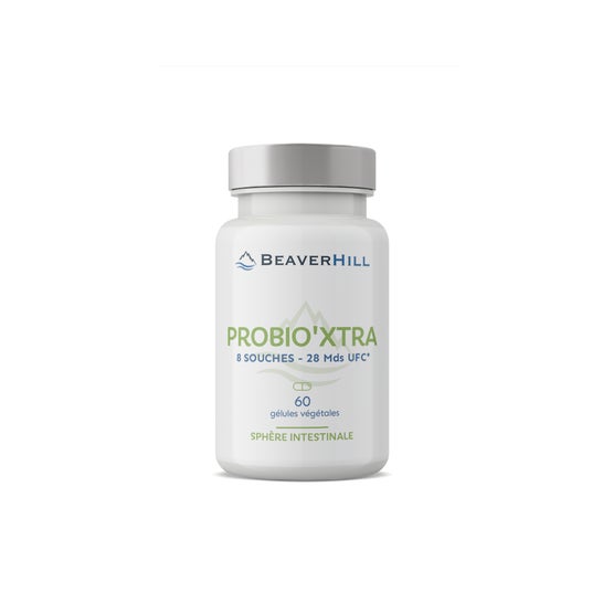 Beaverhill Probio'Xtra Probiotiques 28 milliards D'UFC 60 Gélules Végétales