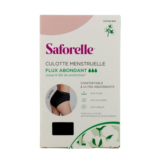 Saforelle Culotte Menstruelle Classic Flux Abondant T40 1ut