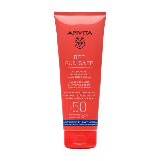Apivita Bee Sun Safe Hydra Fresh Laite Visage & Corps SPF50 200ml