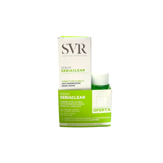 SVR Pack Sebiaclear Serum 30ml + Mini Micro-Peel 30ml