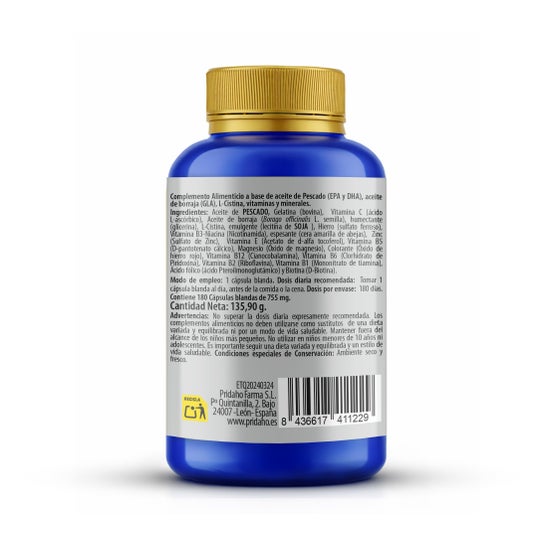 Phytofarma Cheveux, Peau et Ongles 180 caps