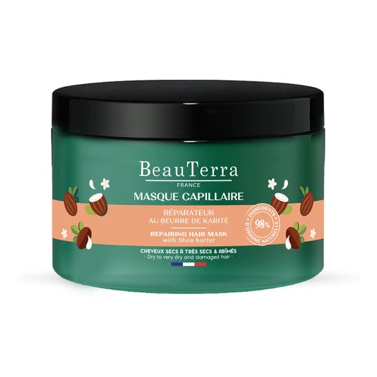Beauterra Mascarilla Capilar Reparadora Manteca de Karité 250 ml