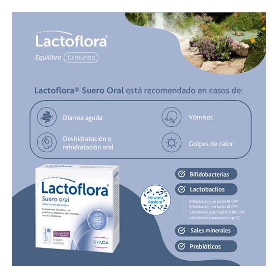 Lactoflora® Sérum oral pour fruits de la forêt 6 sachets
