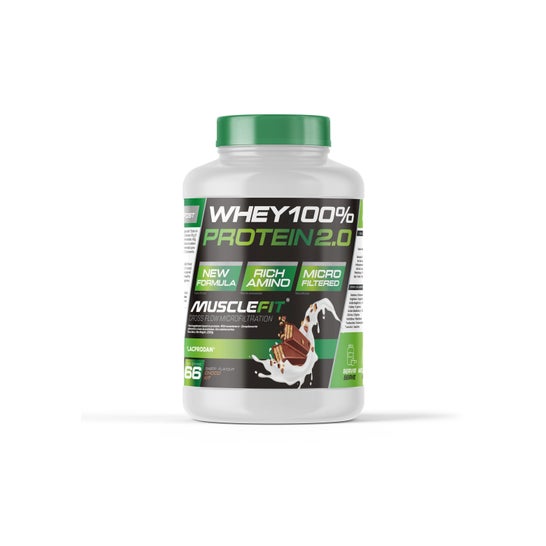 MuscleFit WHEY 100% Protein Creación de Músculo Sabor ChocoKit 2kg