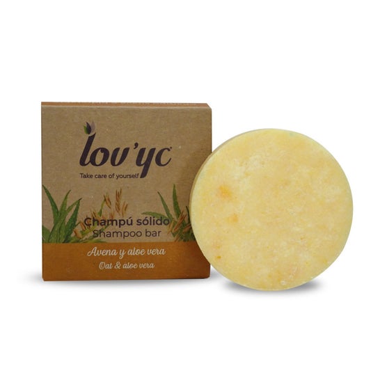 Lovyc Shampooing Solide Avoine & Aloe Vera 50g