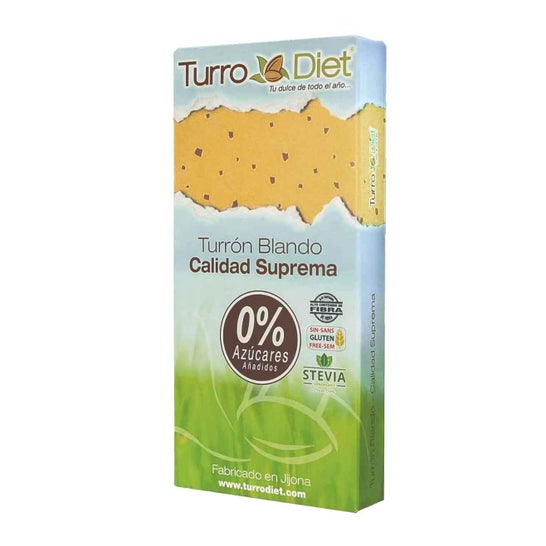 Turro Diet Nougat Douce Amande Sans Gluten Stevia 150g