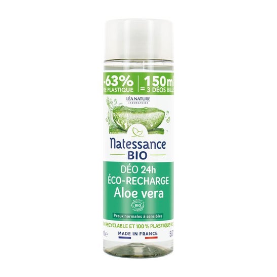 Natessance Bio Deodorant Rechargeable Aloe Vera 150ml