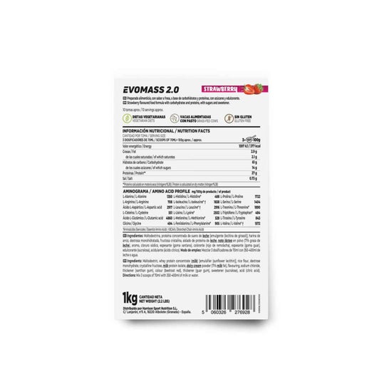 HSN Evomass 2.0 Ganador de Peso Fresa 1kg