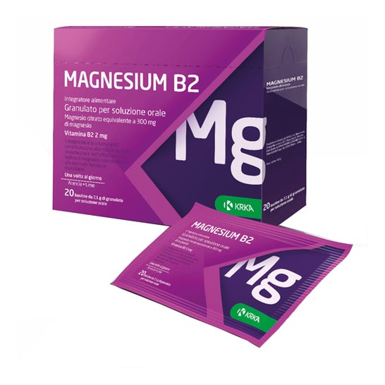 Krka Magnesium B2 300 2mg 20 Sachets