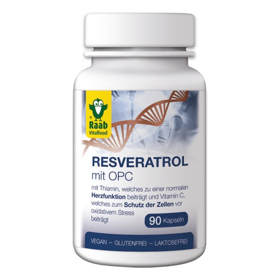Raab Vitalfood Resveratrol Avec Opc 90caps