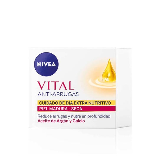 Nivea Vital Anti Age Cream Peaux Sèches Argan & Calcium 50ml