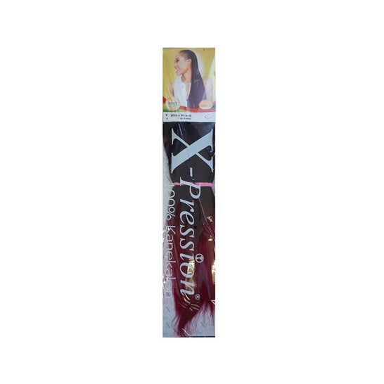 X-Pression Extensions de Cheveux 1B Burg 208cm