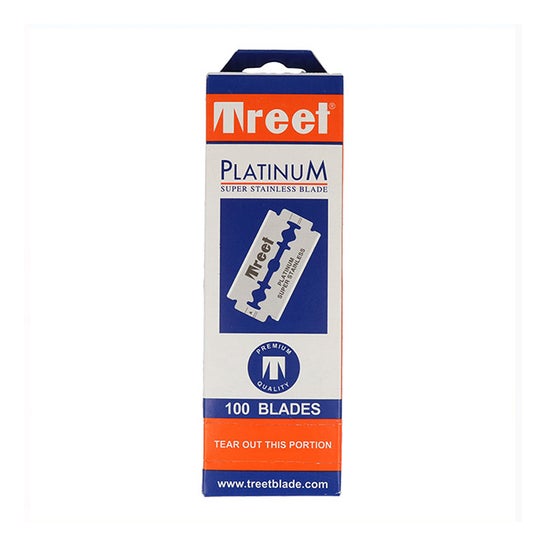 Treet Platinum Super Stainless Hojilla Afeitar 100uds