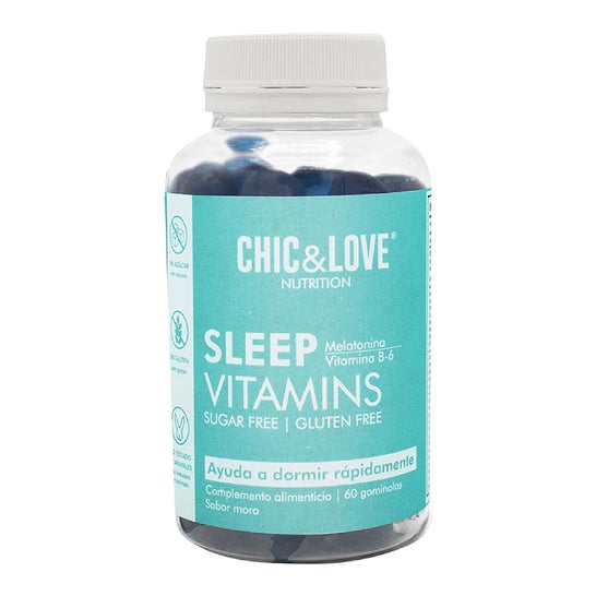 Chic & Love Sleep Nutrition Gummies Vitamins 60uts