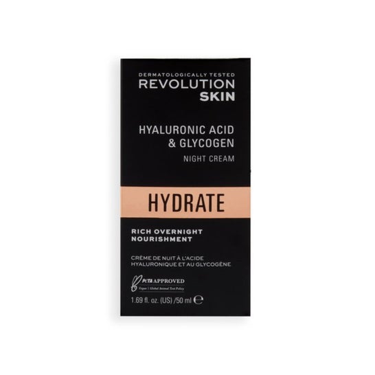 Revolution Skincare Hyaluronic Acid & Glycogen Night Cream 50ml