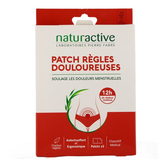 Naturactive Patchs chauffants règles douloureuses 2 unités
