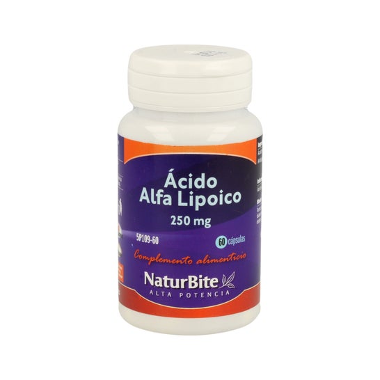Naturbite Acide Alpha-Lipoïque 250mg 60caps