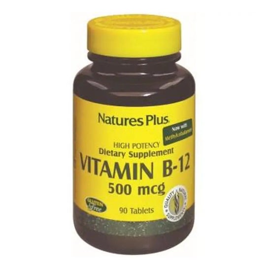 Nature's Plus Vitamine B12 500mcg 90caps Nature's Plus Vitamine B12 500mcg 90caps