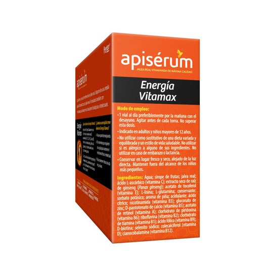 Apiserum Energia Vitamax 18 flacons