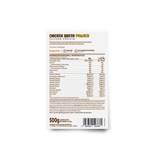 HSN Caldo Proteico de Pollo en Polvo 500g