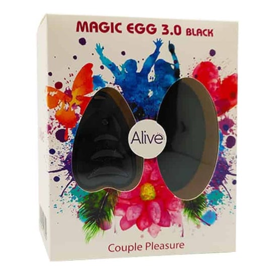 Alive Magic Egg 3.0 Oeuf Vibrateur Télécommande Noir 1ut