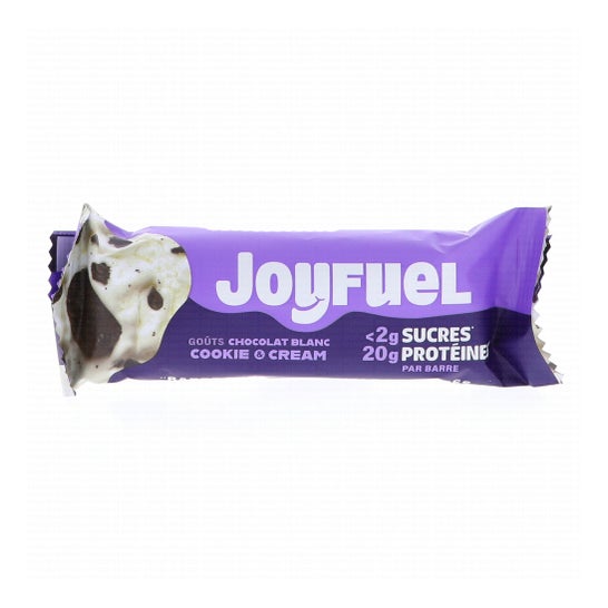 Joyfuel Barre Protéinée Chocolat Blanc Cookie & Cream 55g