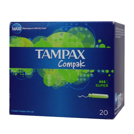 Tampon Tampax Tampax Compak Super 20 pcs
