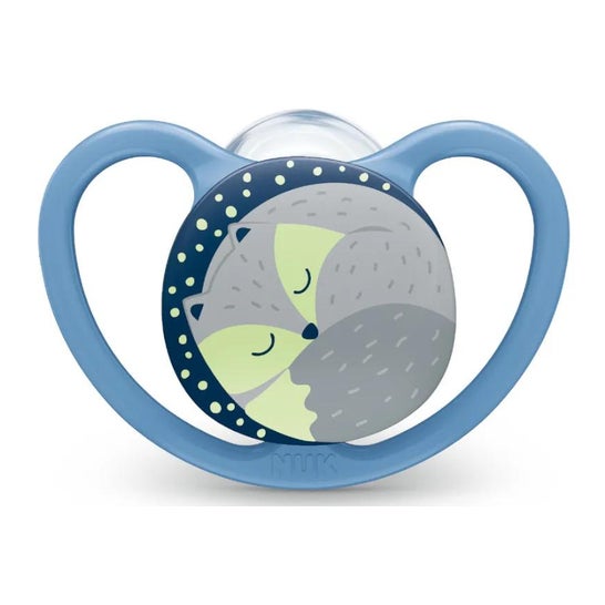 Nuk Sucette en silicone Space Night 6-18M 1ud Nuk Sucette en silicone Space Night 6-18M 1ud