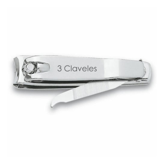 3 Coupe-ongles avec lime 8cm 1 pc