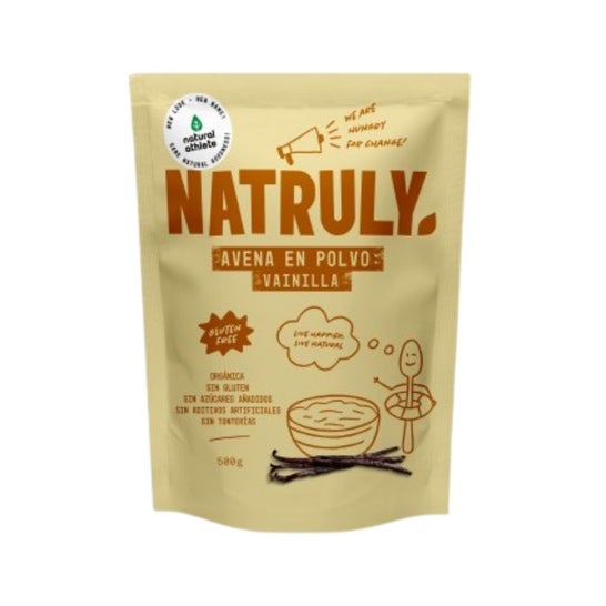 Natruly Flocons d'avoine biologiques à la vanille 500g