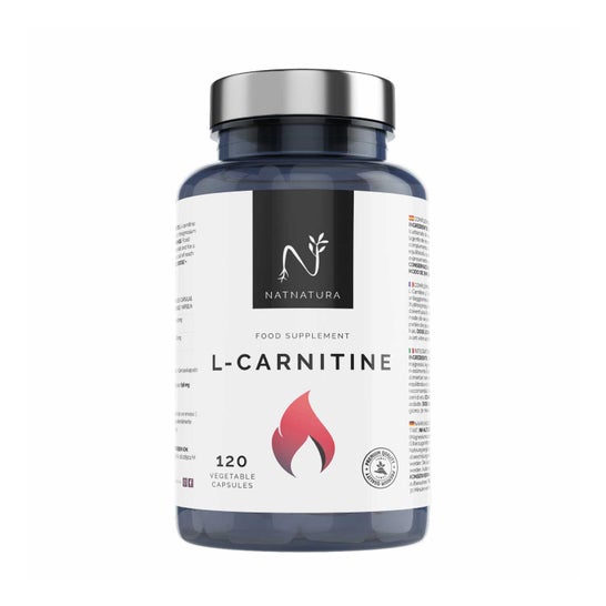 Natnatura L-carnitine 120 gélules végétales.