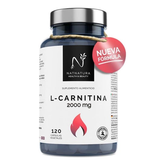 Natnatura L-carnitine 120 gélules végétales.