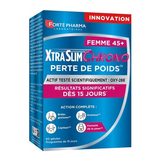 Forté Pharma Xtraslim Chrono Perte Poids Femme 45+ 60 Gélules
