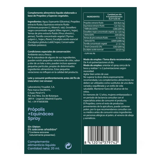 DocMorris Propolis + Echinacée Spray 20ml
