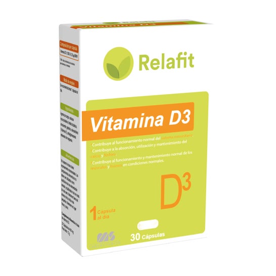 Relafit Vitamine D3 30 Capsules