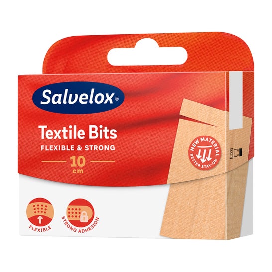 Salvelox pansement textile élastique 100cmx6cm 1ud