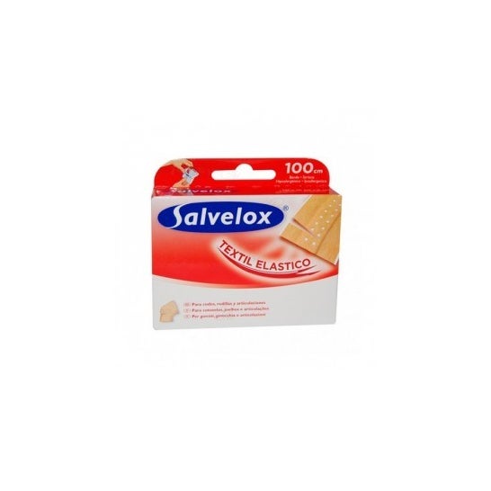 Salvelox pansement textile élastique 100cmx6cm 1ud