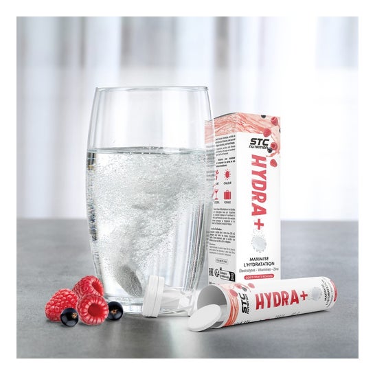 STC Nutrition Hydra+ Fruits Rouges 20 Comprimés STC Nutrition Hydra+ Fruits Rouges 20 Comprimés